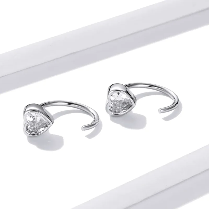 (imagine pentru) Pandora Style Love Stud Earrings - BSE516 - Vizualizare 3