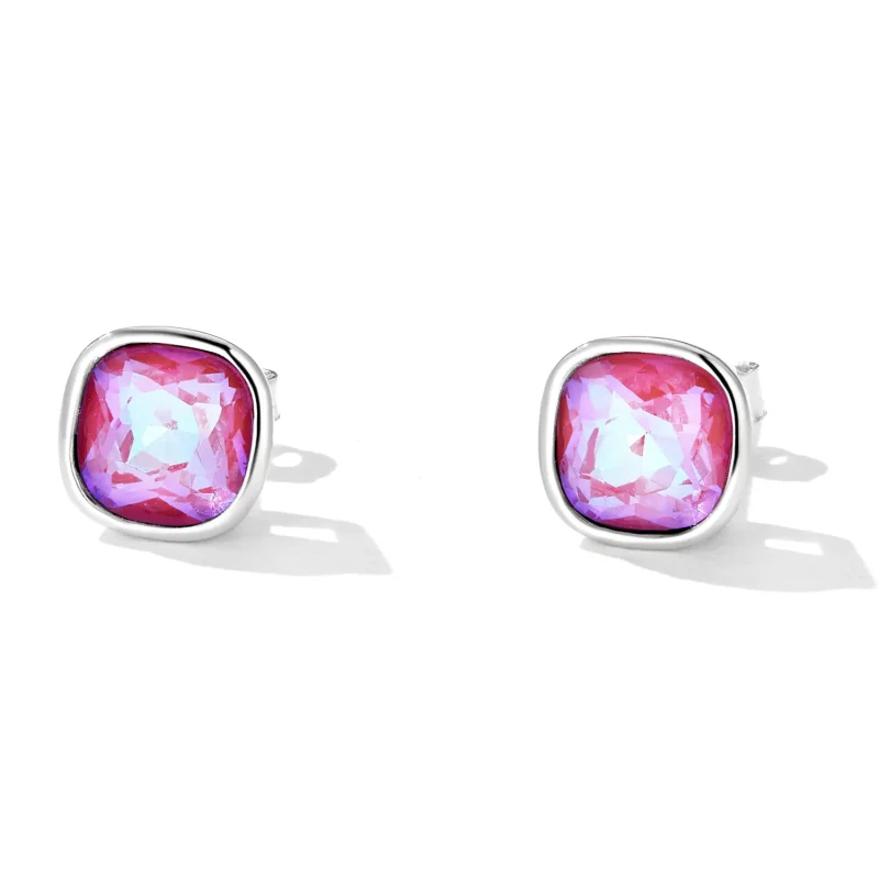 (imagine pentru) Pandora Style Mocha Fluorescent Stud Earrings - SCE1413 - Vizualizare 2
