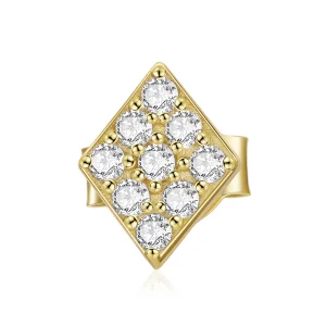 (imagine pentru) Pandora Style Poker - Cubes Stud Earrings - SCE1055