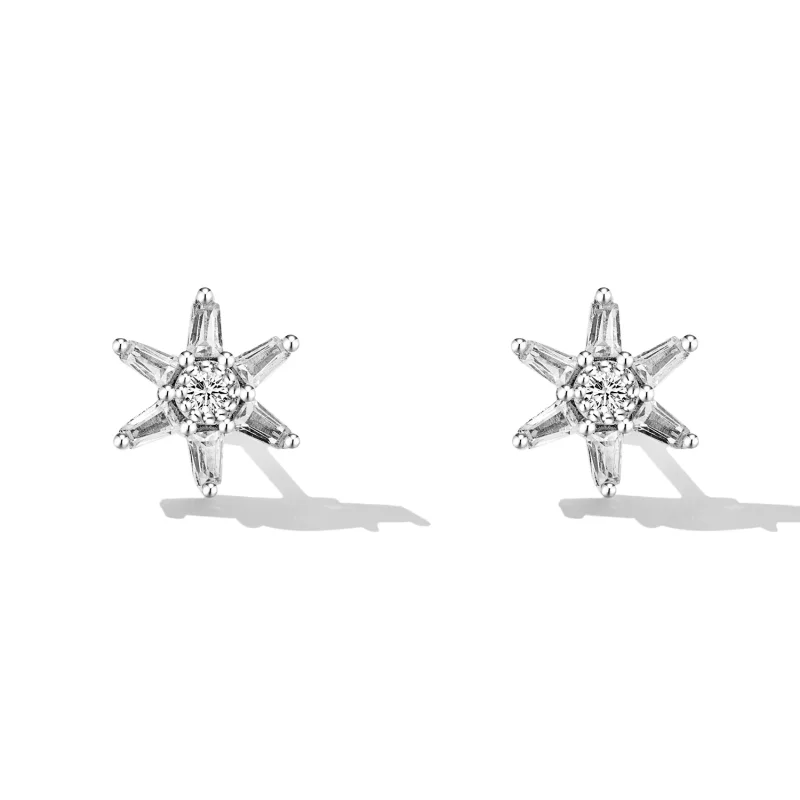 (imagine pentru) Pandora Style Refined Zircon Stud Earrings - SCE1458 - Vizualizare 2