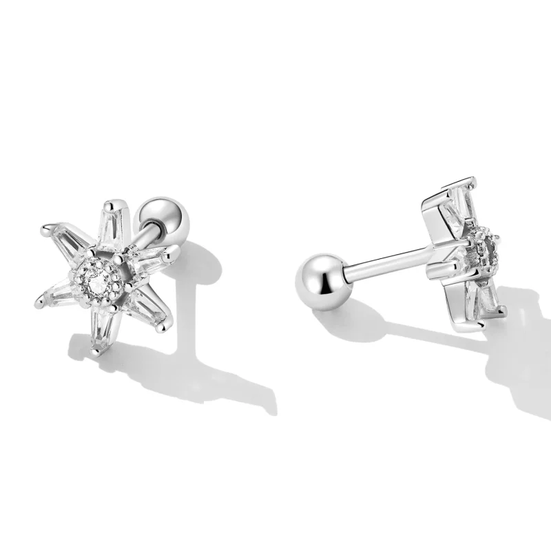 (imagine pentru) Pandora Style Refined Zircon Stud Earrings - SCE1458 - Vizualizare 3