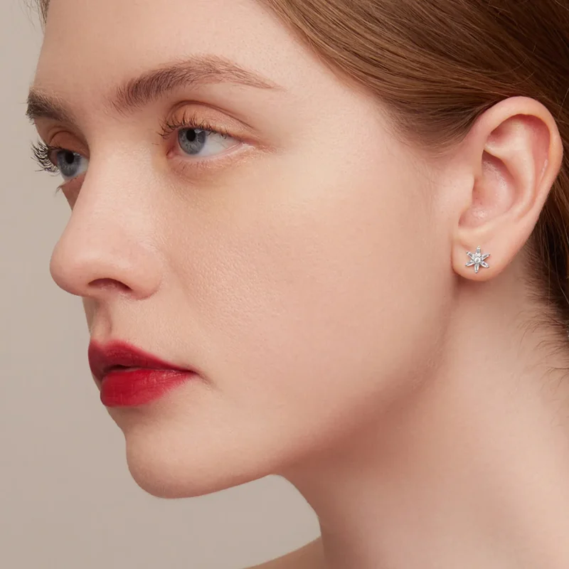 (imagine pentru) Pandora Style Refined Zircon Stud Earrings - SCE1458 - Vizualizare 6