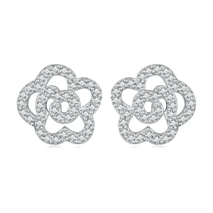 (imagine pentru) Pandora Style Roses Stud Earrings - BSE712