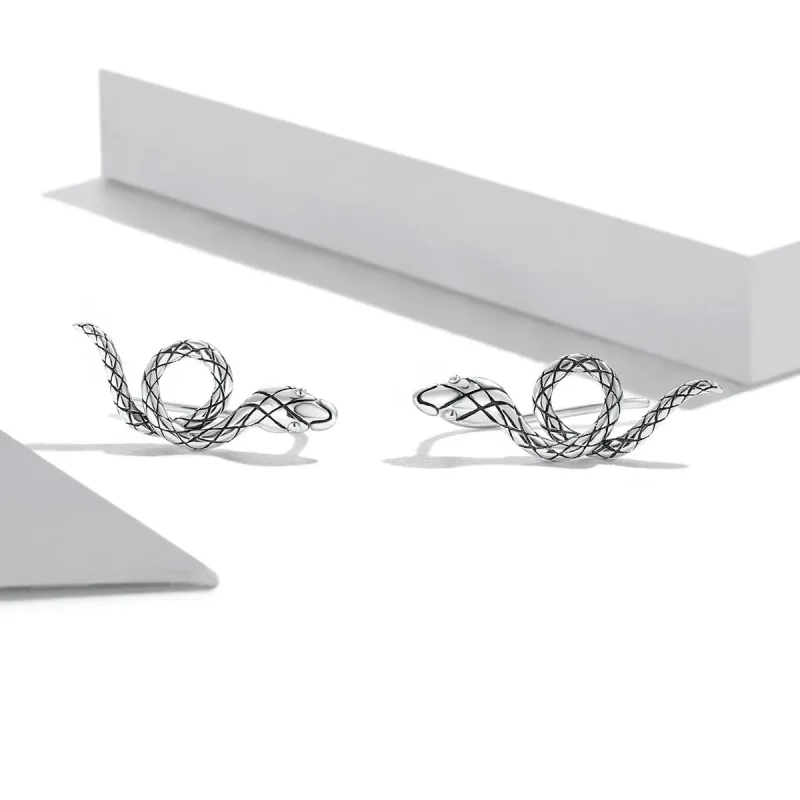 (imagine pentru) Pandora Style Spirit Snake Stud Earrings - SCE1355 - Vizualizare 2