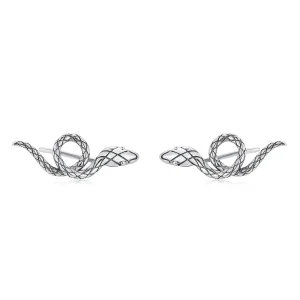 (imagine pentru) Pandora Style Spirit Snake Stud Earrings - SCE1355