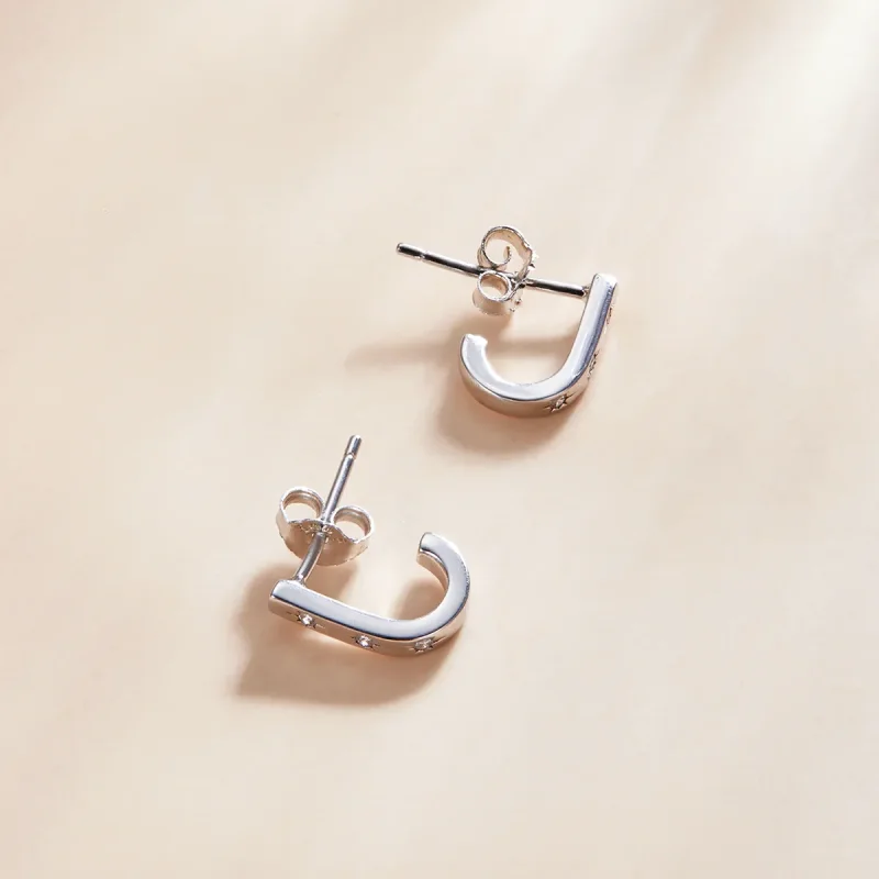(imagine pentru) Pandora Style Star Crutch Stud Earrings - SCE1169-A - Vizualizare 2