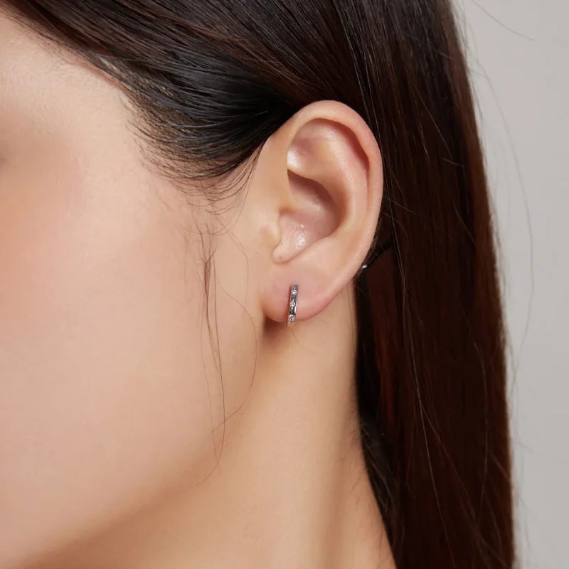 (imagine pentru) Pandora Style Star Crutch Stud Earrings - SCE1169-A - Vizualizare 5
