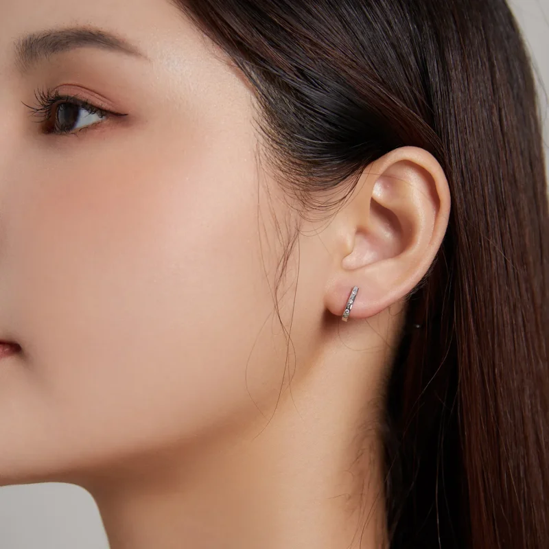(imagine pentru) Pandora Style Star Crutch Stud Earrings - SCE1169-A - Vizualizare 6