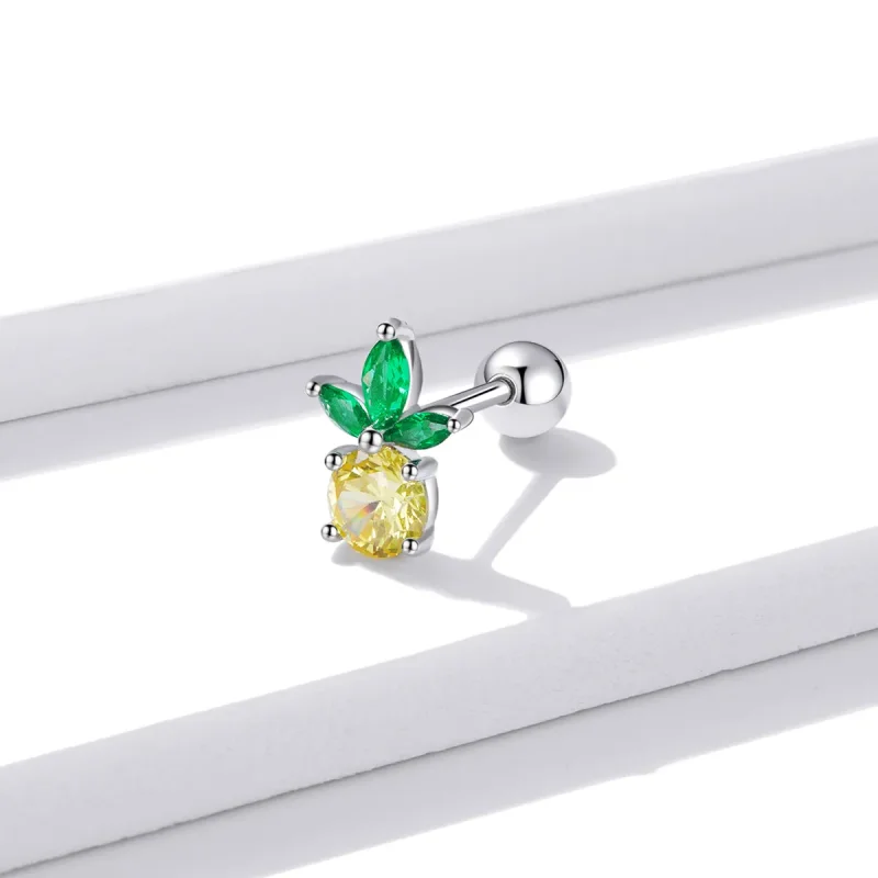 (imagine pentru) Stilul Pandora Vară Dulce - Cercei cu Ananas - BSE490 - Vizualizare 2