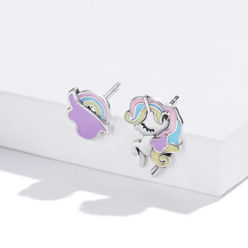 (imagine pentru) Stud Earrings cu temă fantastică în stil Pandora - SCE1266 - Vizualizare 3