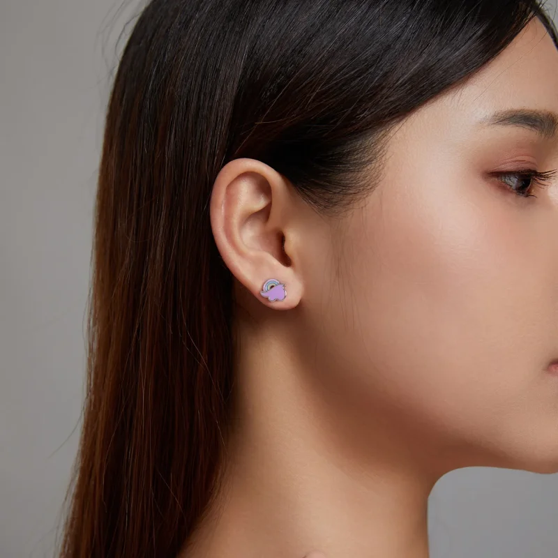 (imagine pentru) Stud Earrings cu temă fantastică în stil Pandora - SCE1266 - Vizualizare 7