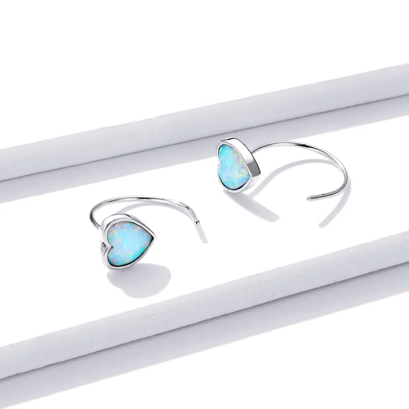 (imagine pentru) Stud Earrings de stil Pandora Aurora Romance - BSE499 - Vizualizare 3