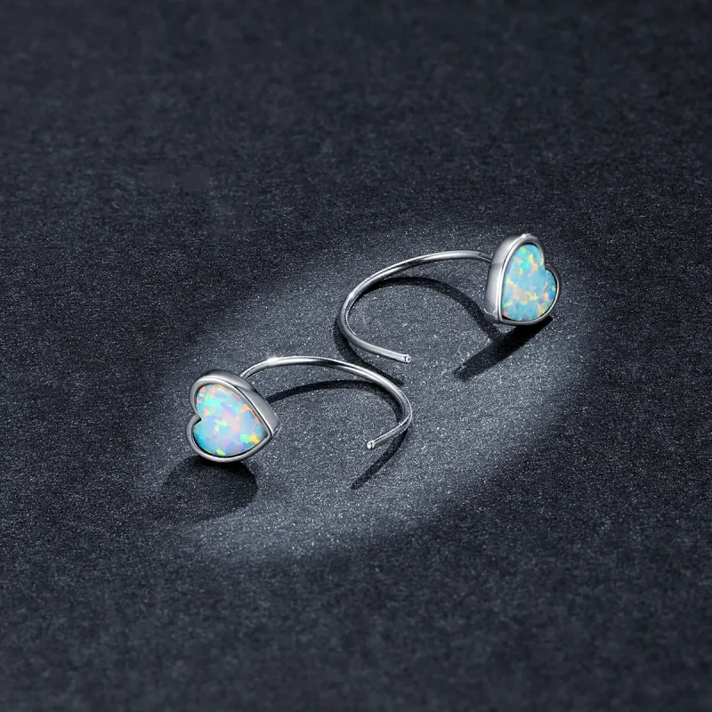 (imagine pentru) Stud Earrings de stil Pandora Aurora Romance - BSE499 - Vizualizare 5