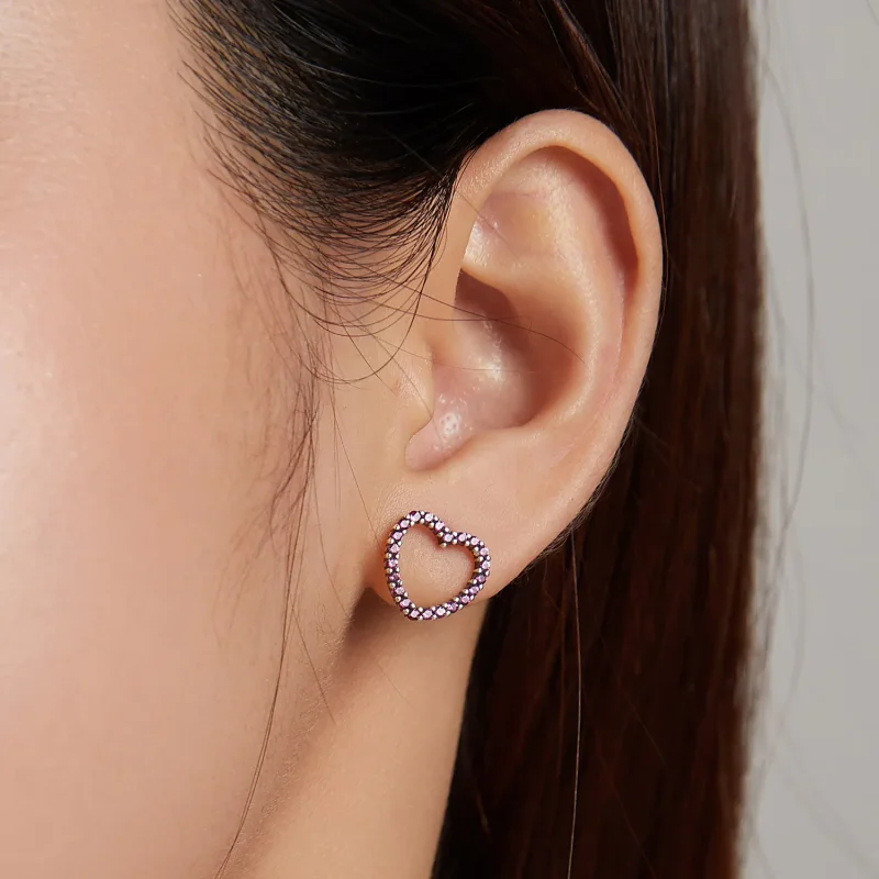 (imagine pentru) Stud Earrings - SCE1197 în stilul Pandora pentru a-ți aminti de tine - Vizualizare 5