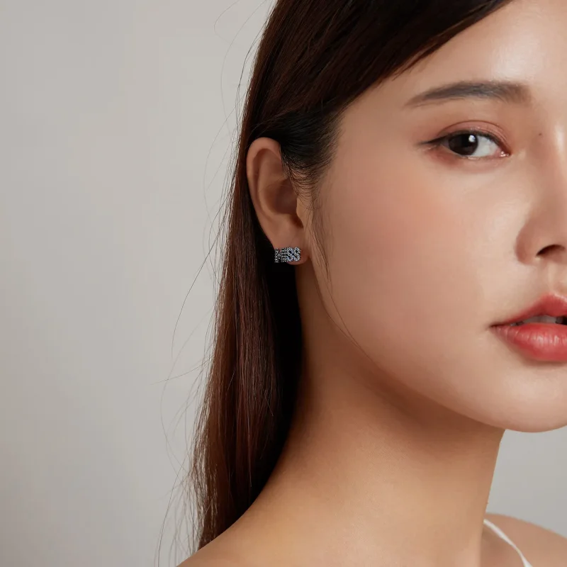 (imagine pentru) Stud Earrings - SCE1197 în stilul Pandora pentru a-ți aminti de tine - Vizualizare 7