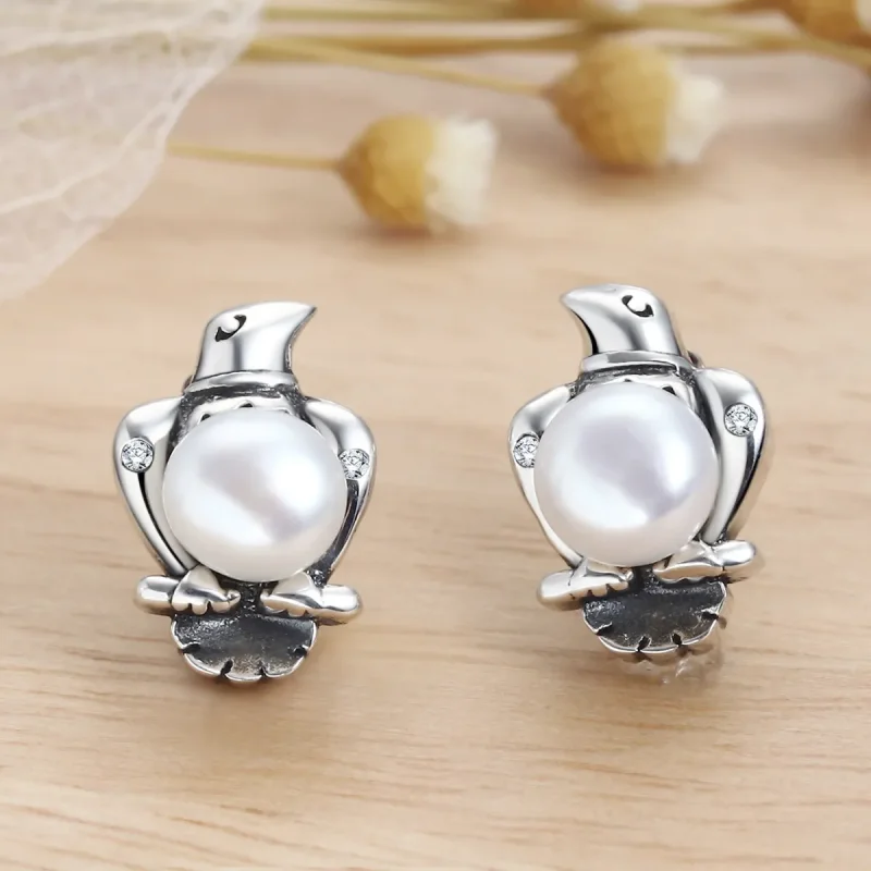 (imagine pentru) Stud Earrings Stil Pandora Guardian of Light - VSE098 - Vizualizare 3