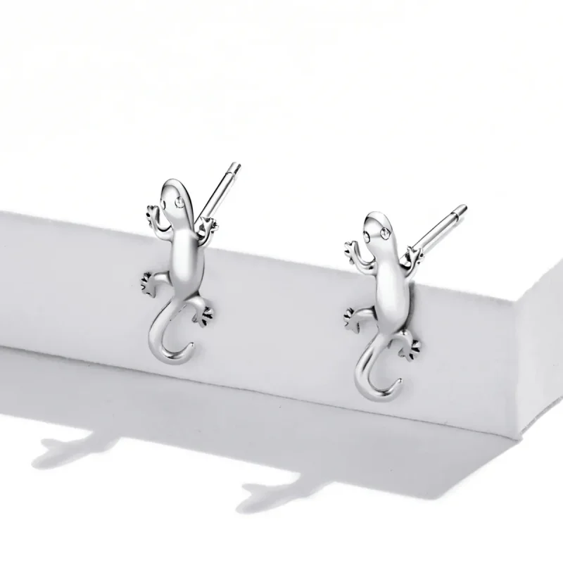 (imagine pentru) Studuri creative în stil Pandora cu modelul de gecko - SCE1292 - Vizualizare 2