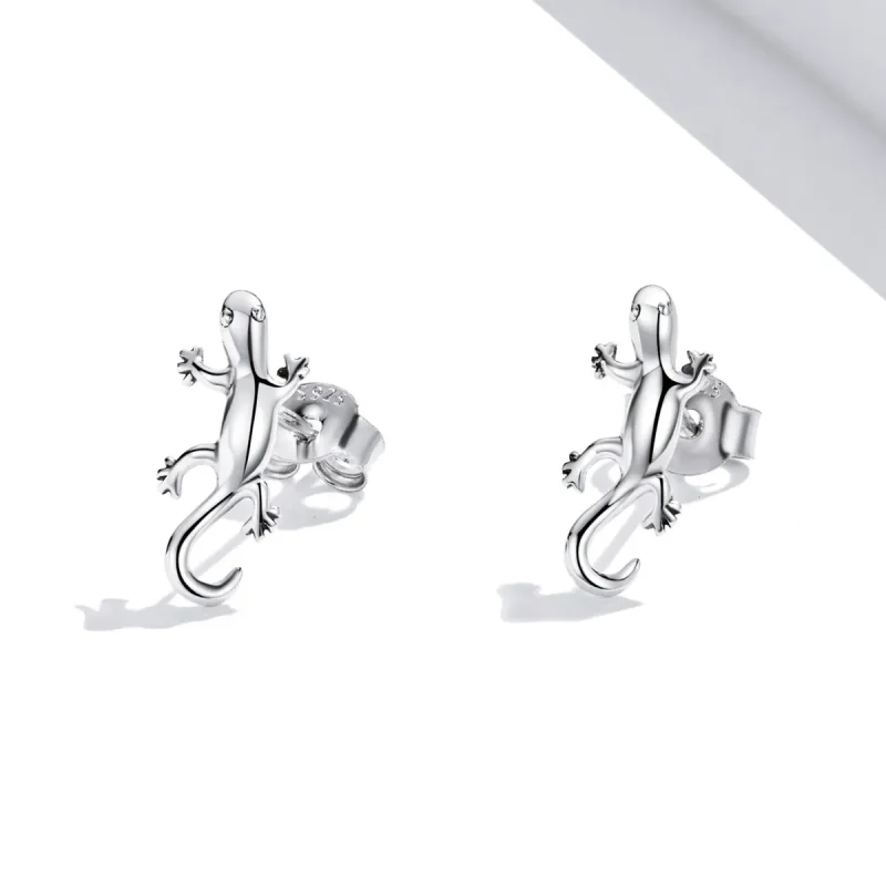 (imagine pentru) Studuri creative în stil Pandora cu modelul de gecko - SCE1292 - Vizualizare 3