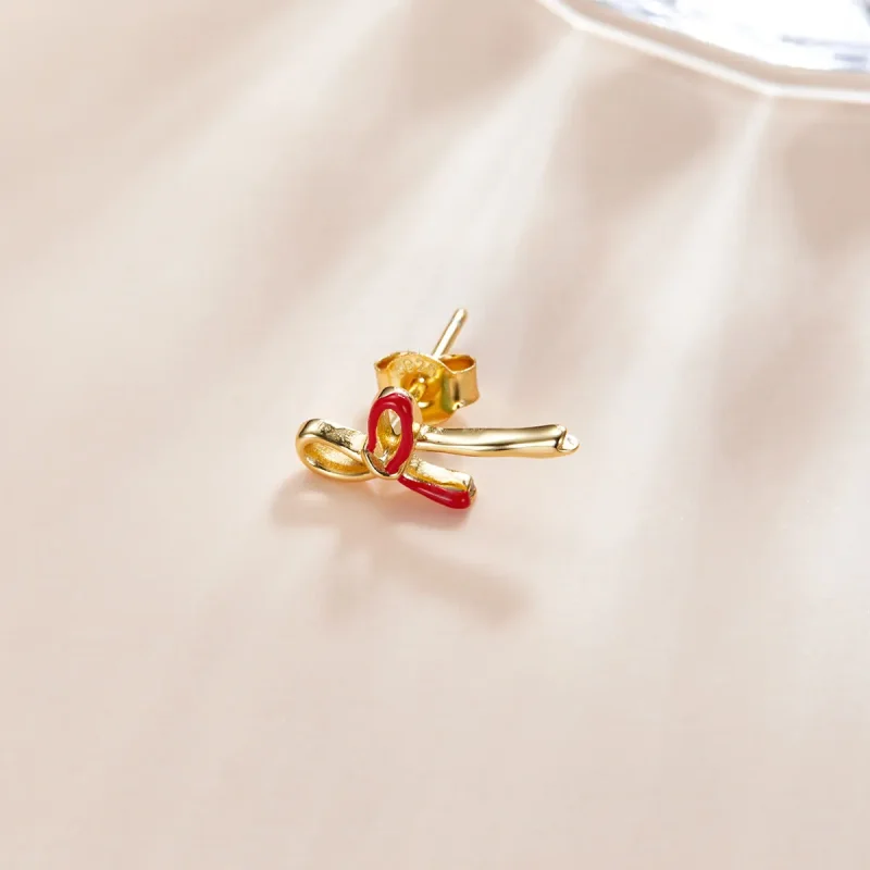 (imagine pentru) Studuri mici în stilul Pandora, model Small Wish - SCE1058 - Vizualizare 2