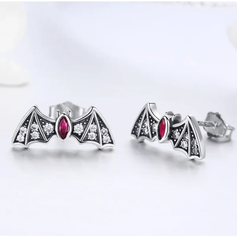 (imagine pentru) Studuri misterioase în stil Pandora, model liliac - BSE004 - Vizualizare 4