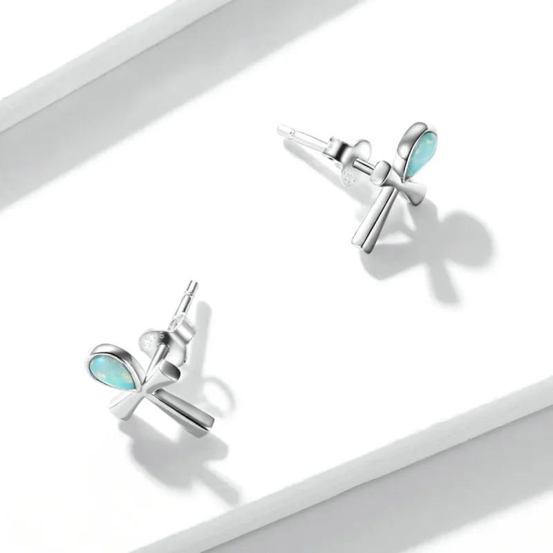 (imagine pentru) Studurile Pandora Style Anka Cross - BSE556 - Vizualizare 2