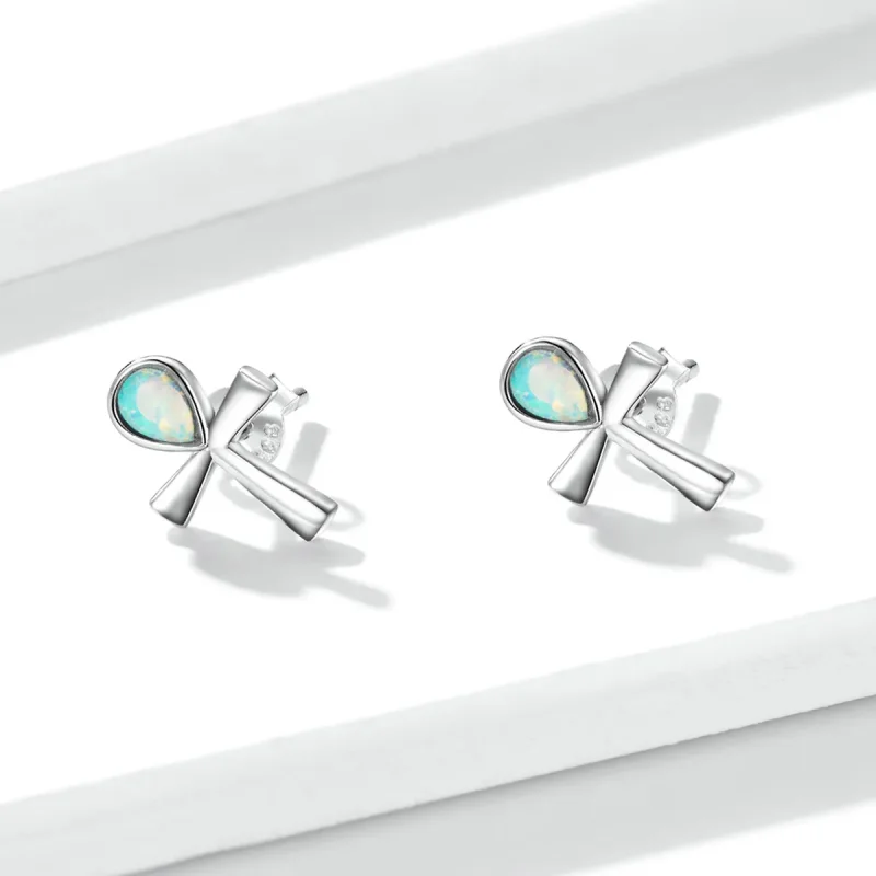 (imagine pentru) Studurile Pandora Style Anka Cross - BSE556 - Vizualizare 3