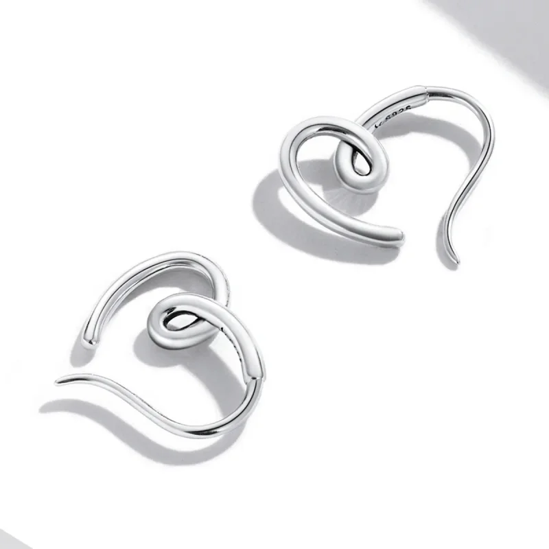 (imagine pentru) Studurile simple de tip Pandora Style Love - SCE1333 - Vizualizare 4
