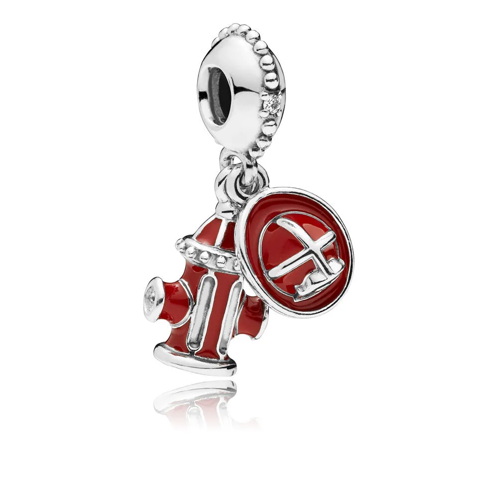 talisman pandantiv pandora pompier essentials din argint