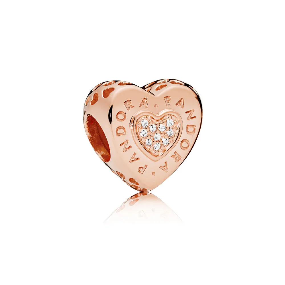 talisman semnătură de inimă din pandora rose