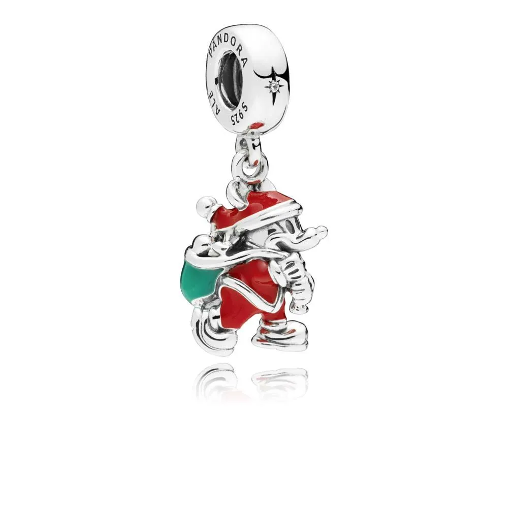 disney moș crăciun mickey & sacul de cadouri 797501enmx talismane pandora