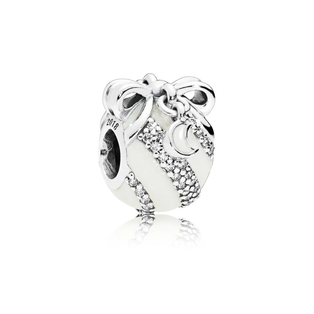 talisman pandora crăciun ornament din argint