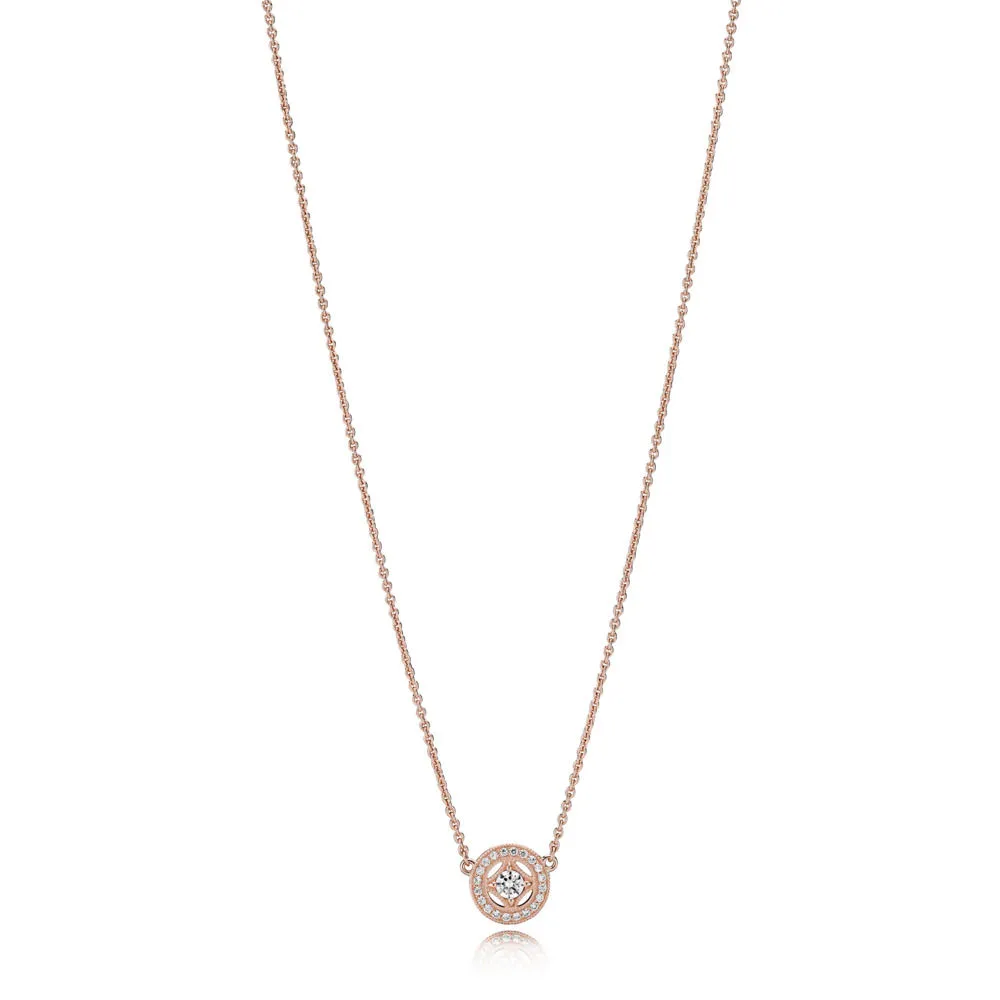 colier vintage allure din pandora rose