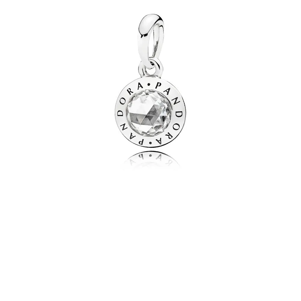 logo pandora strălucitor 396217cz coliere şi pandantive pandora