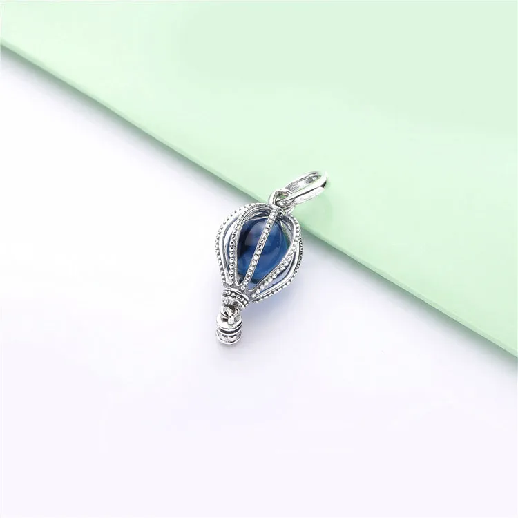 (imagine pentru) Talisman pandantiv PANDORA, Balon albastru cu aer cald - 798064NMB - Vizualizare 2