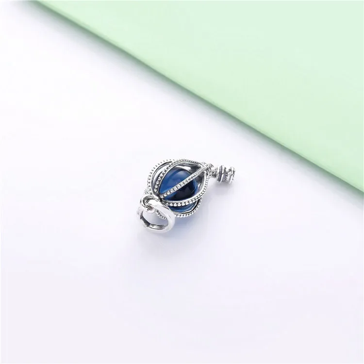 (imagine pentru) Talisman pandantiv PANDORA, Balon albastru cu aer cald - 798064NMB - Vizualizare 4