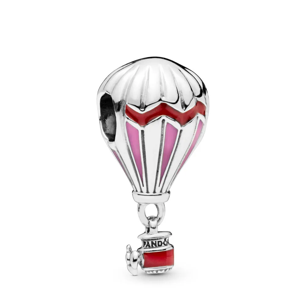 talisman pandantiv pandora balon roșu cu aer cald 798055enmx
