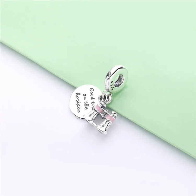 (imagine pentru) Talisman pandantiv PANDORA, Binoclu în formă de inimă - 798062CZ - Vizualizare 2