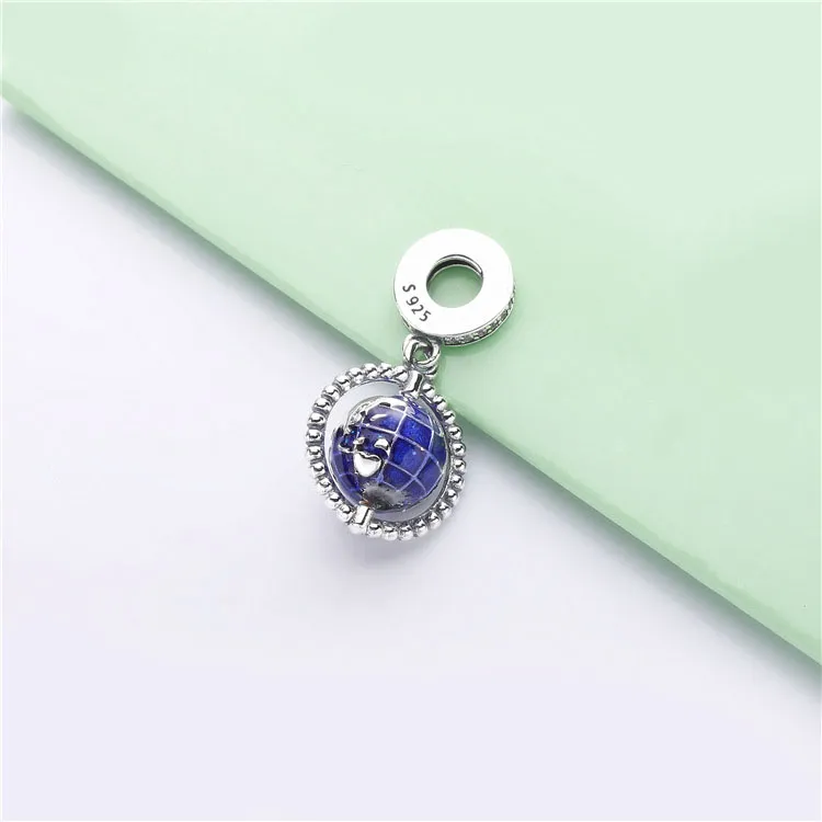 (imagine pentru) Talisman pandantiv PANDORA, Glob rotitor - 798021CZ - Vizualizare 4