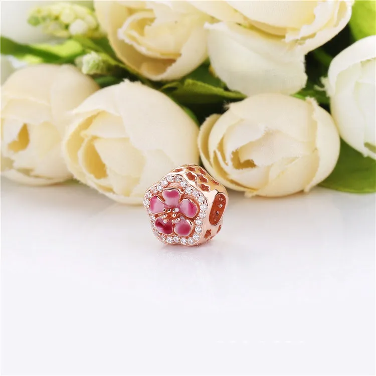 (imagine pentru) Talisman PANDORA Flori de piersici înfloritoare - Vizualizare 3