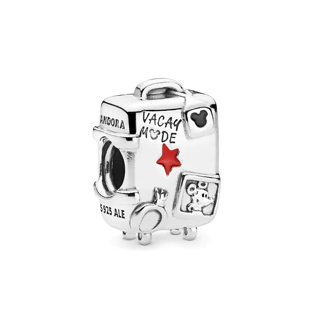 talisman pandora valiză „modul vacay mickey și minnie mouse