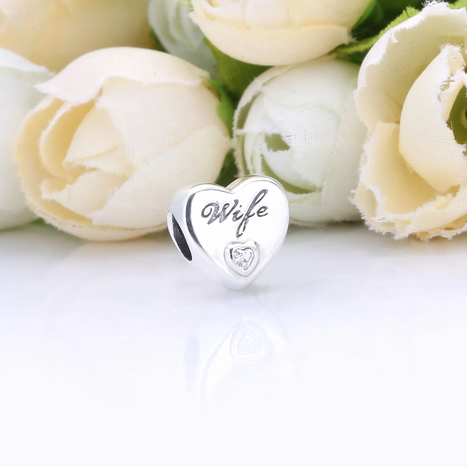 Talisman Pandora Soția dragoste inima din argint - 798249PCZ