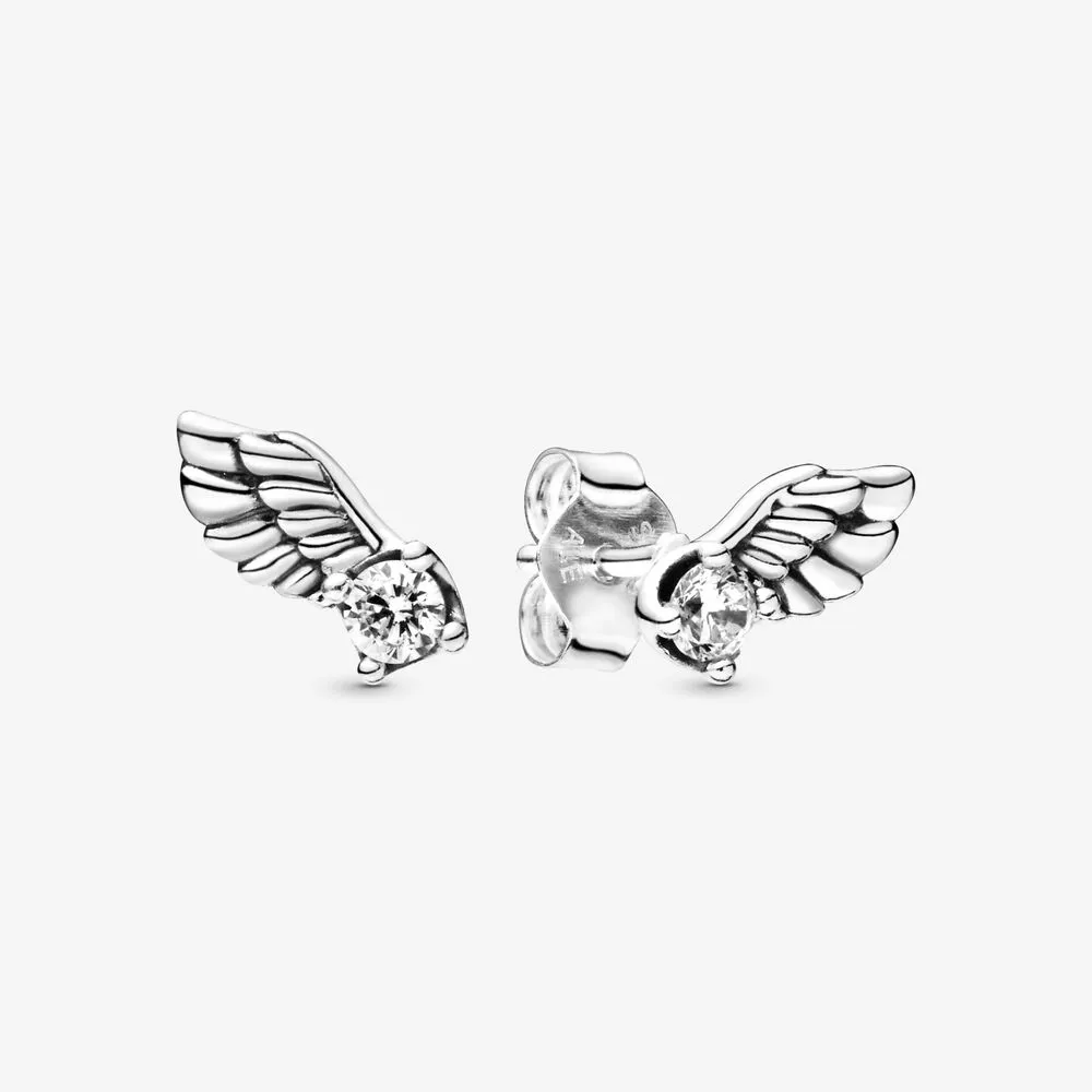 Cercei strălucitori cu aripi de înger - 298501C01