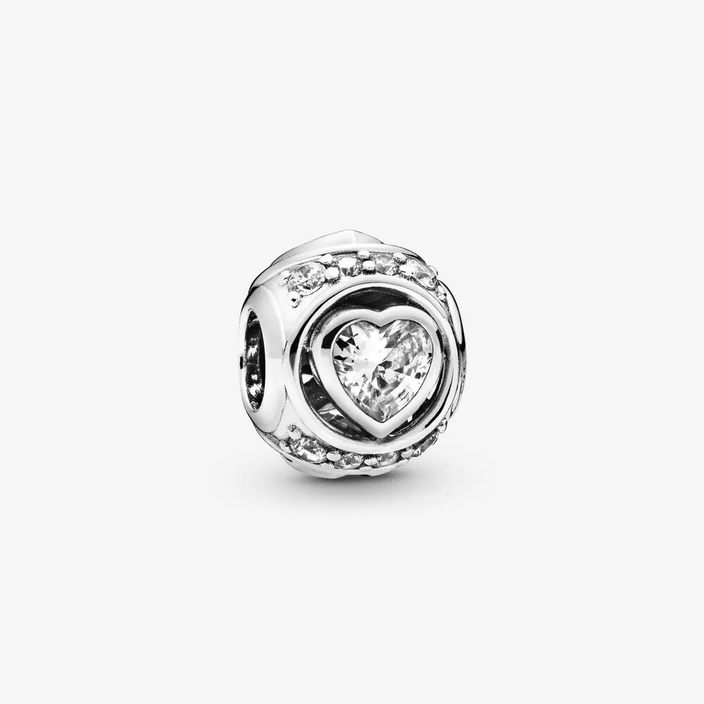 Talisman Pandora Inima elevată din argint - 798464C01