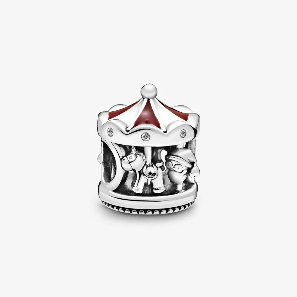 talisman pandora cu carusel de crăciun 798435c01