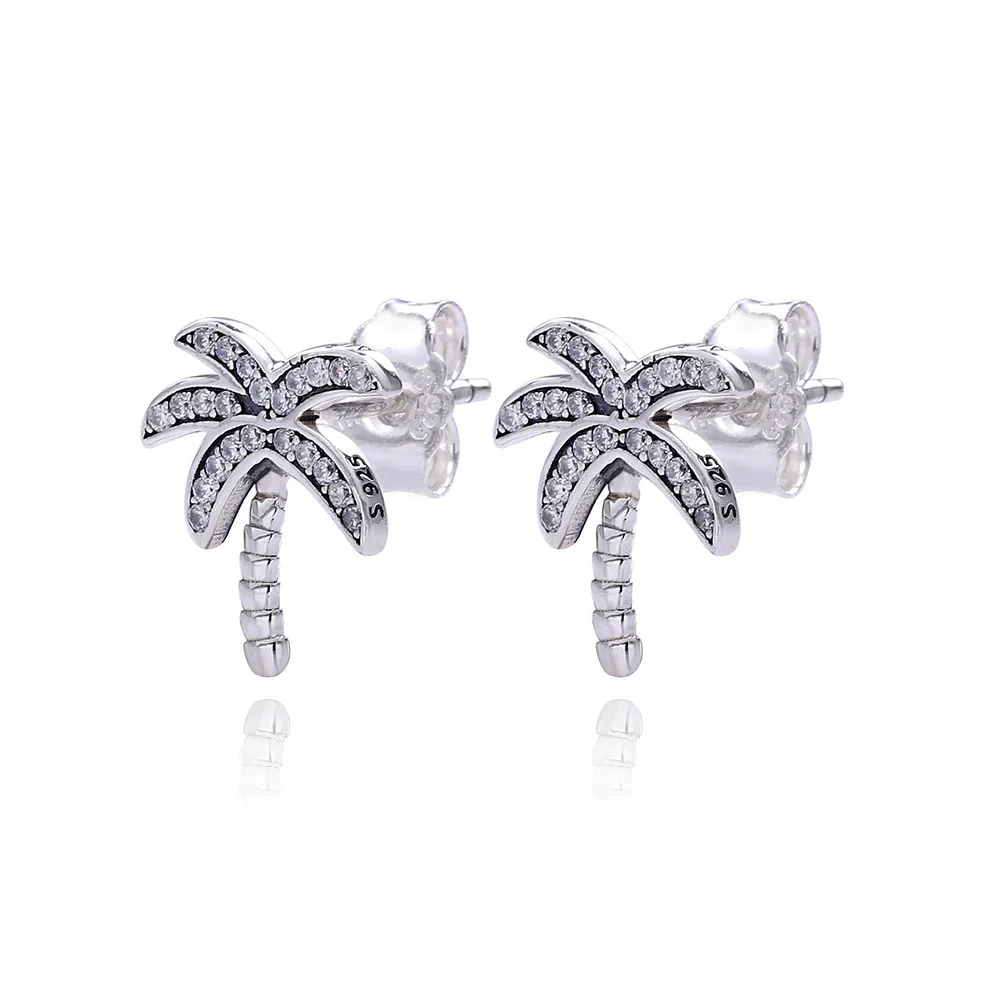 cercei cu șurub pandora cu palmier pt00221