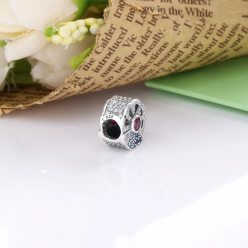 (imagine pentru) Talisman PANDORA cu Ventilator pliabil albastru și roz - 798178CZMX - Vizualizare 4