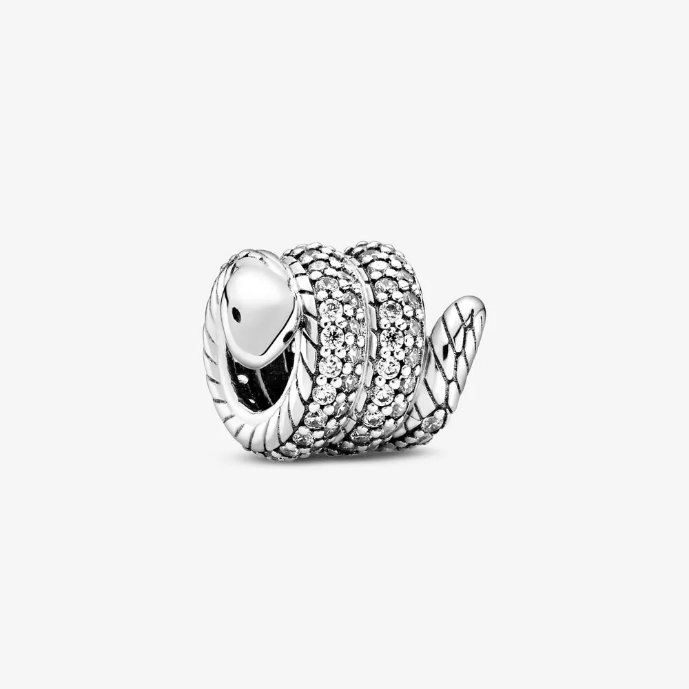 talisman pandora strălucitor cu șarpe încolăcit 799099c01