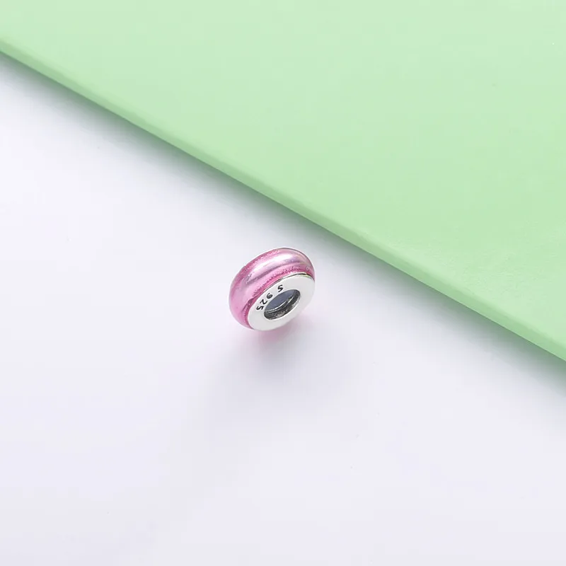 (imagine pentru) Talisman PANDORA tip distanțier roz - 798969C03 - Vizualizare 2
