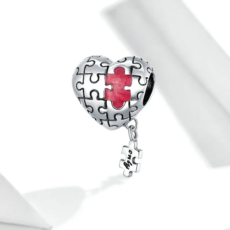 (imagine pentru) Pandora Style Charm de Argint pentru Autism - SCC1635 - Vizualizare 4