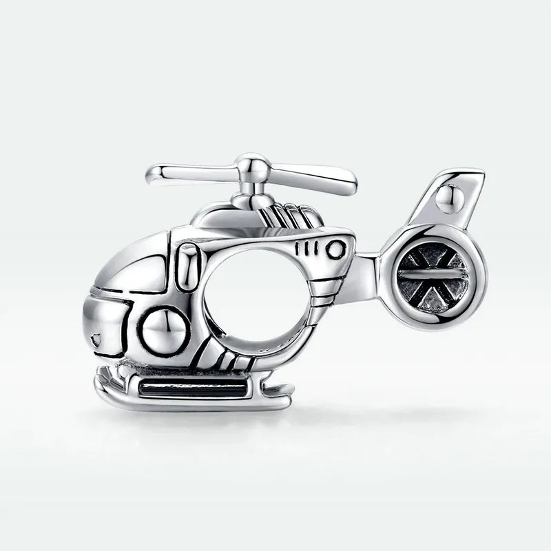 (imagine pentru) Pandora Style Mici Charm de Elicopter de Argint - SCC1699 - Vizualizare 5
